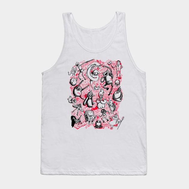 My Adventure Time Sketchbook Tank Top by wotto